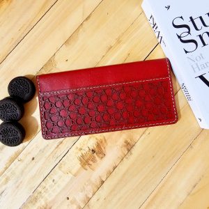 کیف پول چرمی دست‌دوز آوین کد 613